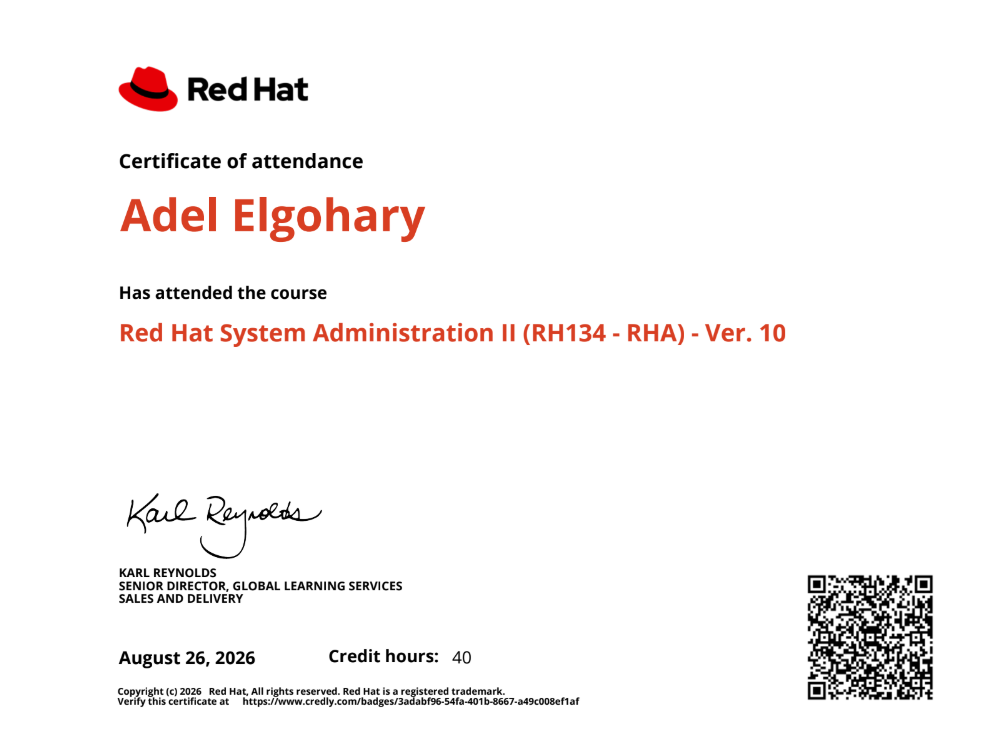 Red Hat Admin II
