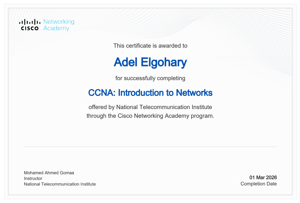 CCNA Introduction to Networks