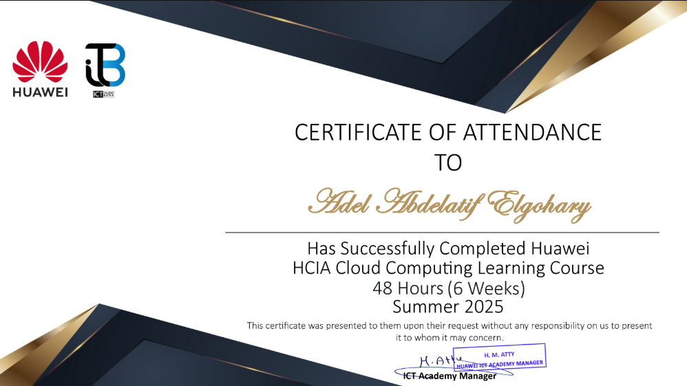 HCIA Cloud Certificate