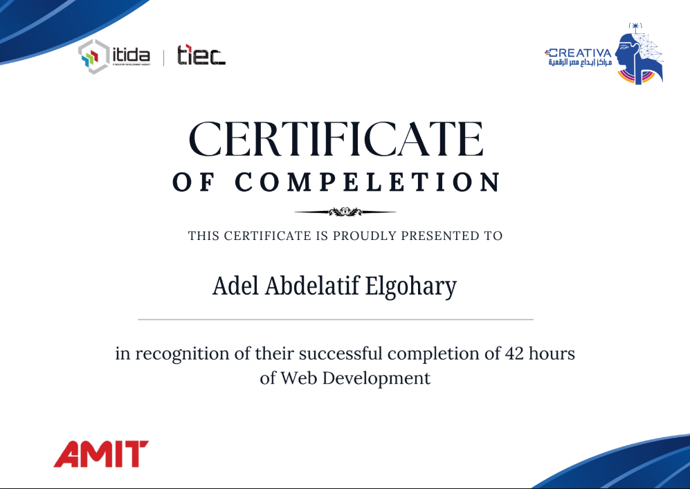 Web Development Certificate